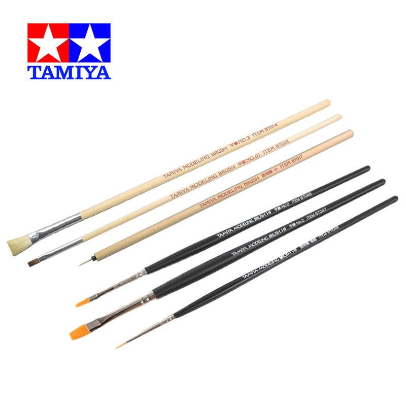 Tamiya Model Paint Set - TAMIYA 87066/87067 모델링 브러시 HF 3PCS