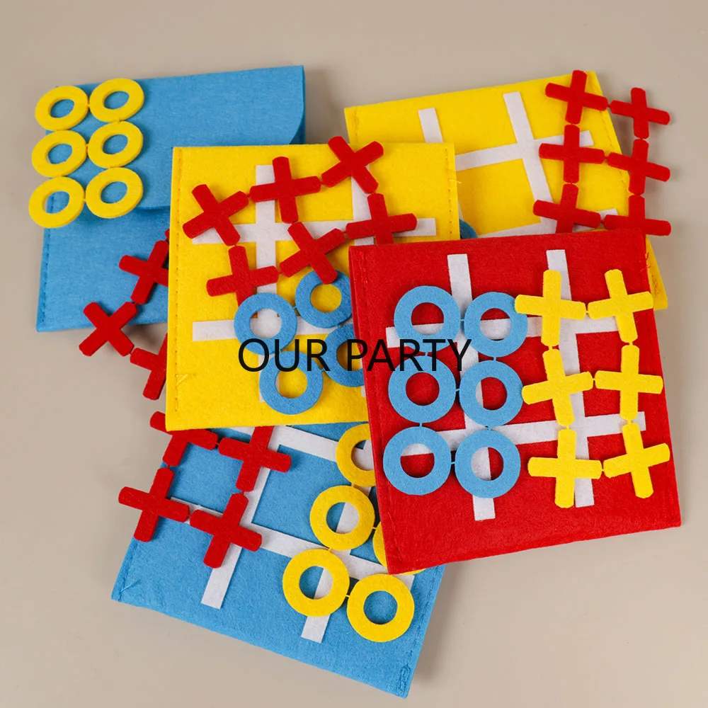 Party Games Easter For Family - 펠트 틱톡 토 가족 체커보드 게임