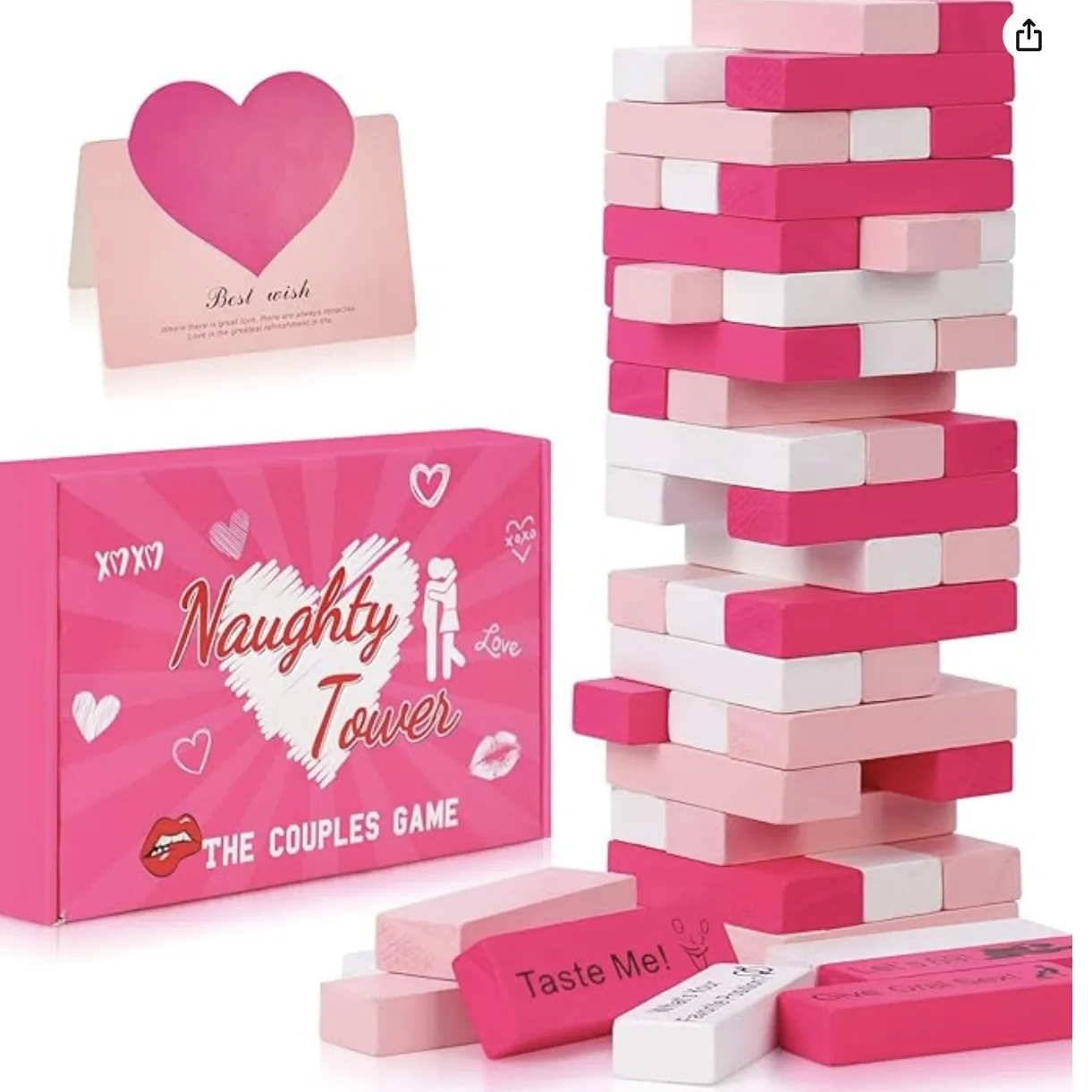 Party Games Couple - 48PCS 블록 타워 게임 커플 활동