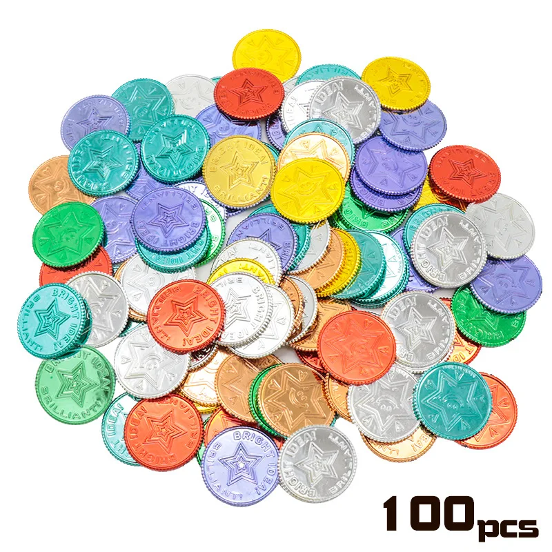 100개 크리스마스 이벤트 게임 보물 해적 금화 7색  - Party Games No Props 리뷰 및 가격