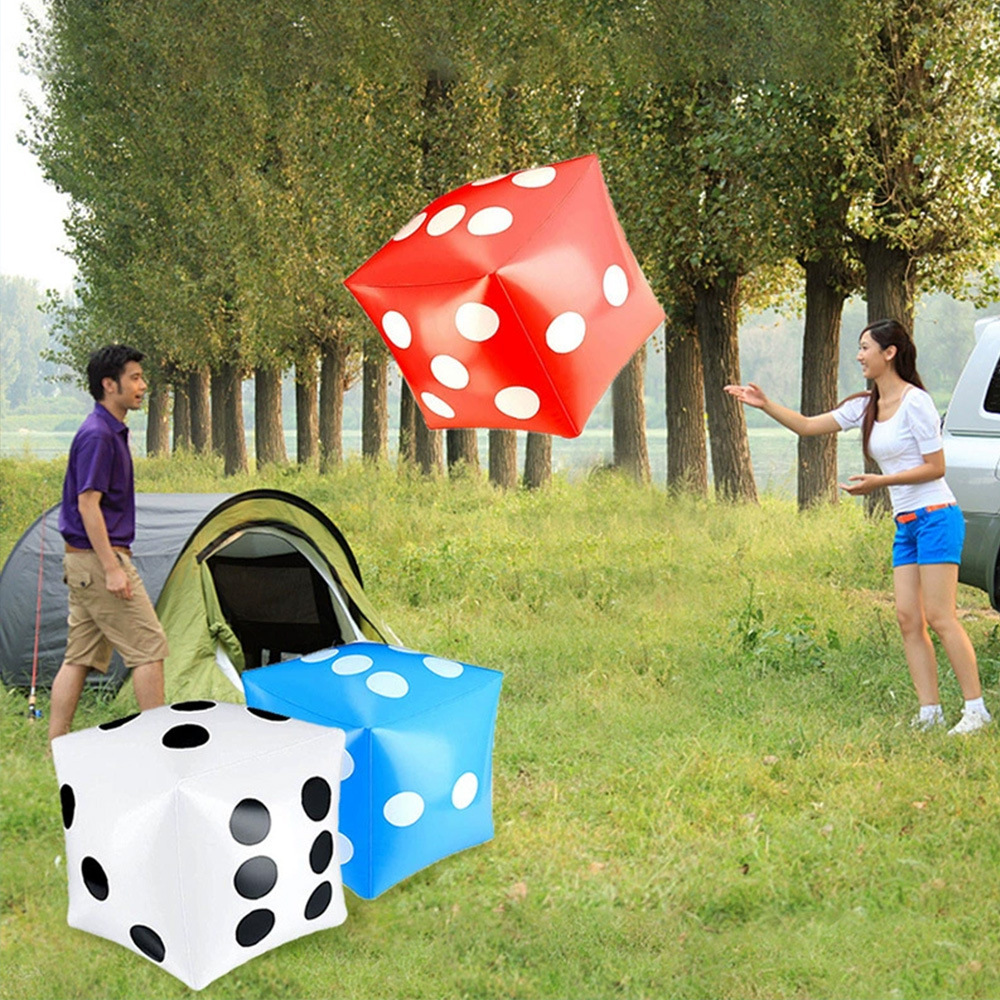 30cm 대형 풍선 주사위 PVC 블로우업 주사위 실내 - Party Games Easter For Family 리뷰 및 가격