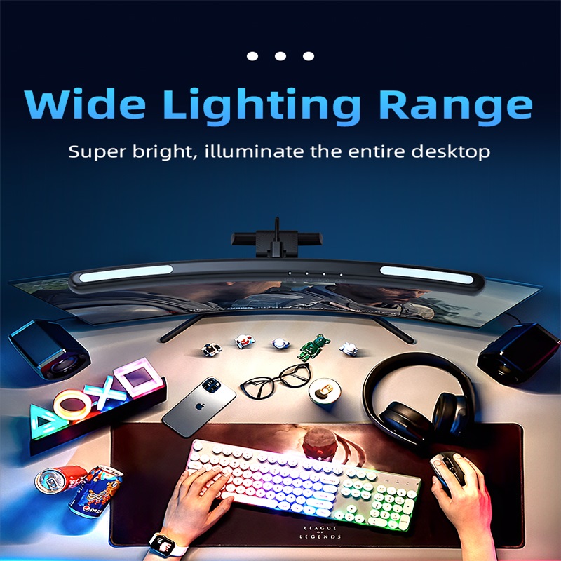 곡선 LED 모니터 라이트 바 Rgb 컴퓨터 화면 램프 - Party Games On Switch 리뷰 및 가격
