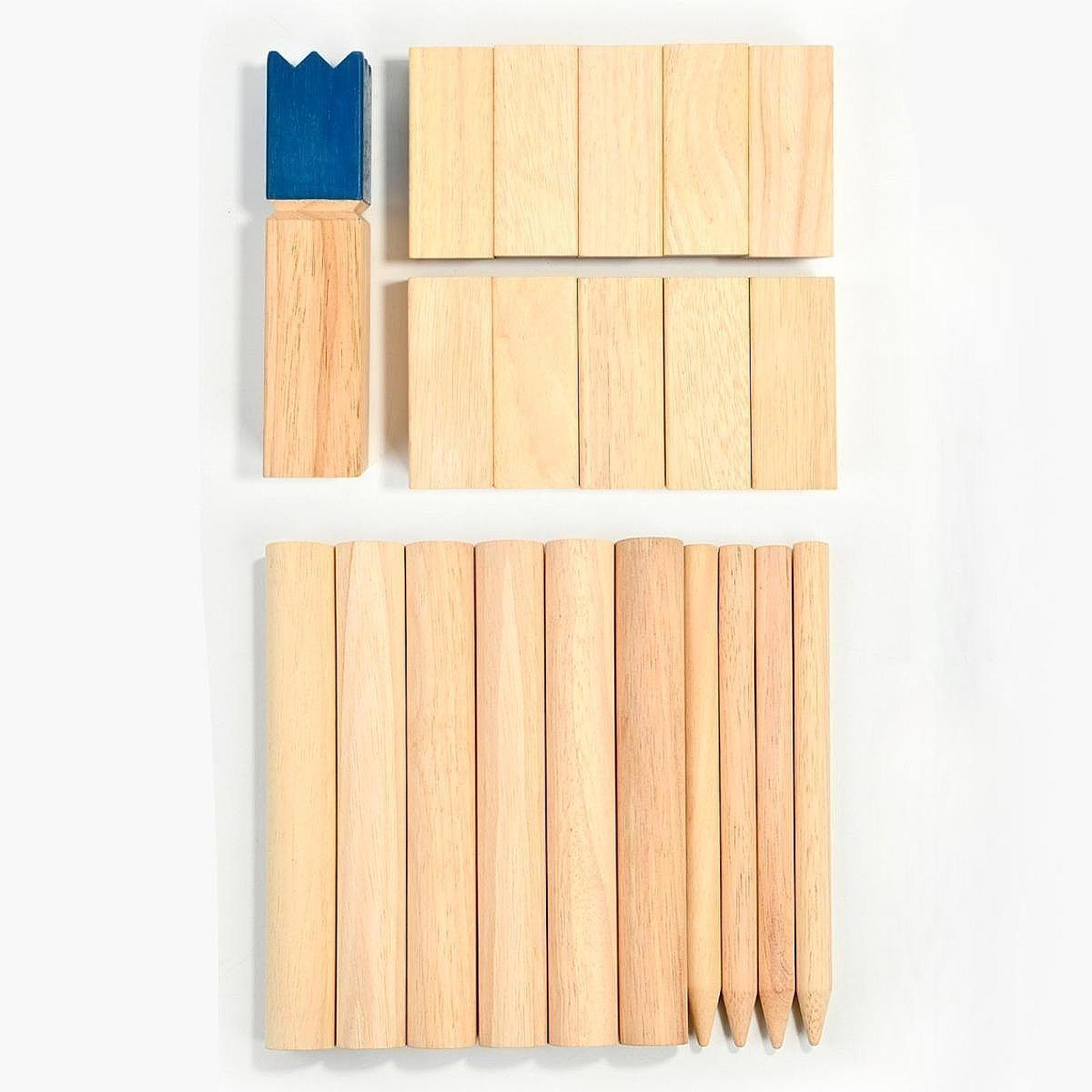 야외용 나무 쿠브 게임 세트, 잔디밭 가족 캠프 모임을 - Kubb Game Yard 리뷰 및 가격