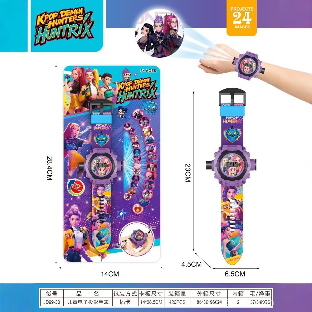 만화 어린이 프로젝션 시계 24 이미지 디지털 전자 손 - Party Games Kids Birthday 리뷰 및 가격