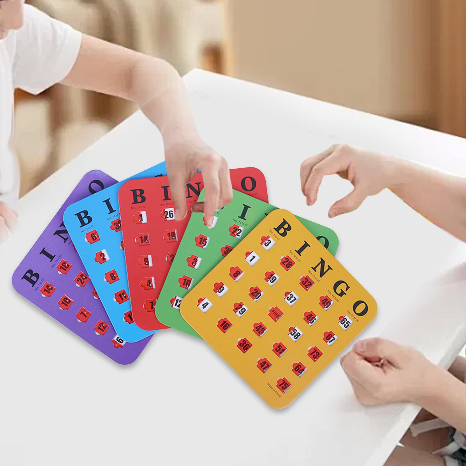5개 대형 인쇄 빙고 카드보드 읽기 쉬운 파티 게임 재 - Party Games Group For Adults 리뷰 및 가격