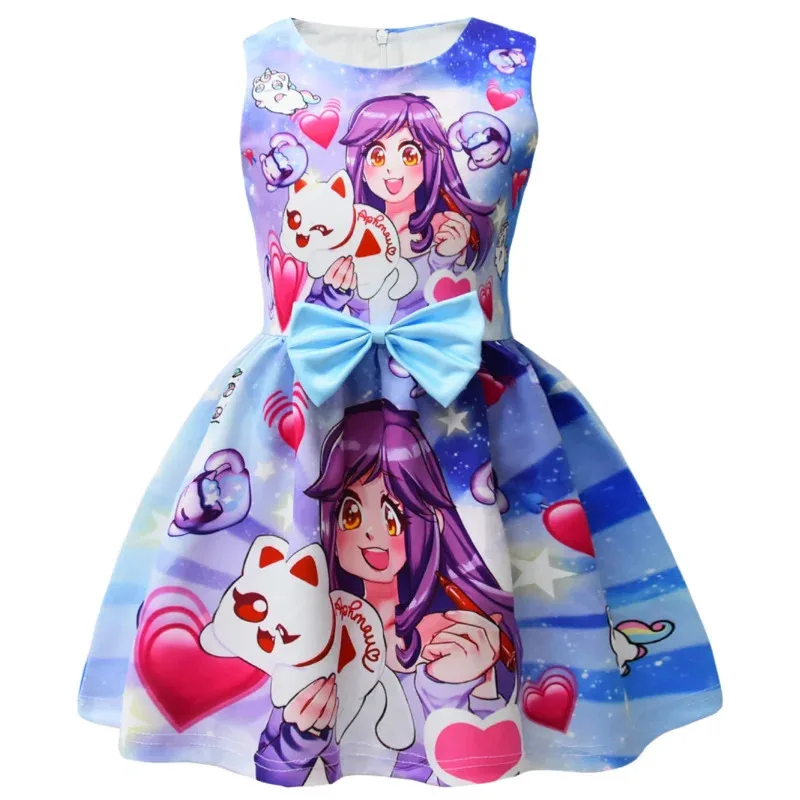 ♥ AA 애니메이션 게임 Aphmau 인쇄 아기 소녀  - Party Games Kids Birthday 리뷰 및 가격