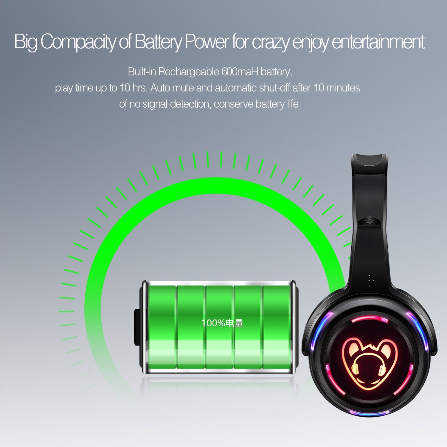 LED 깜박이는 빛 사일런트 디스코 헤드폰, 500m  - Party Games Phone 리뷰 및 가격