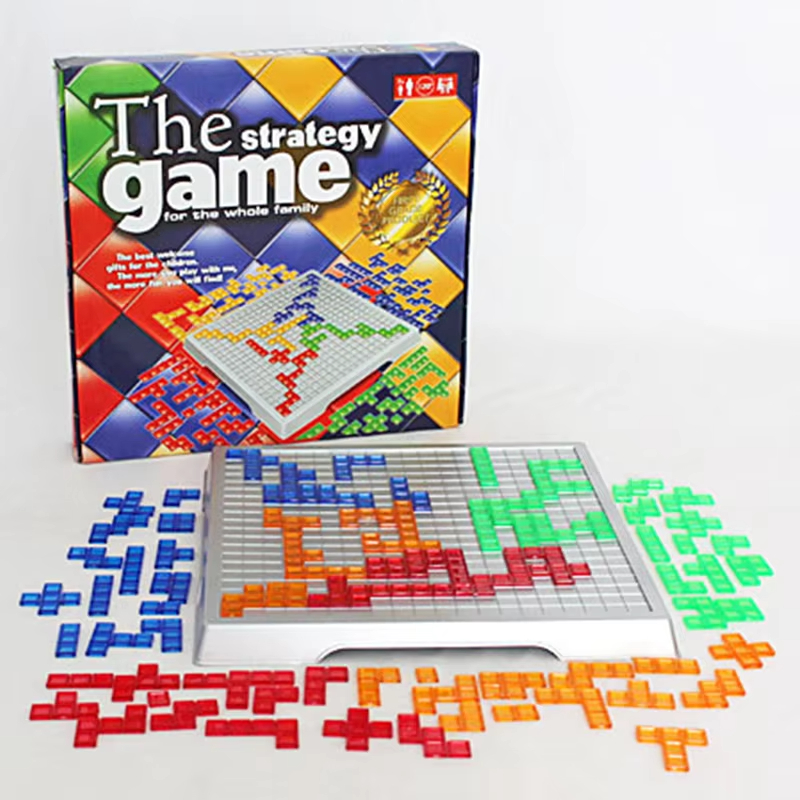 어린이 지적 퍼즐 전략 보드 교육 장난감 컬러 사각형  - Party Games At Home 리뷰 및 가격