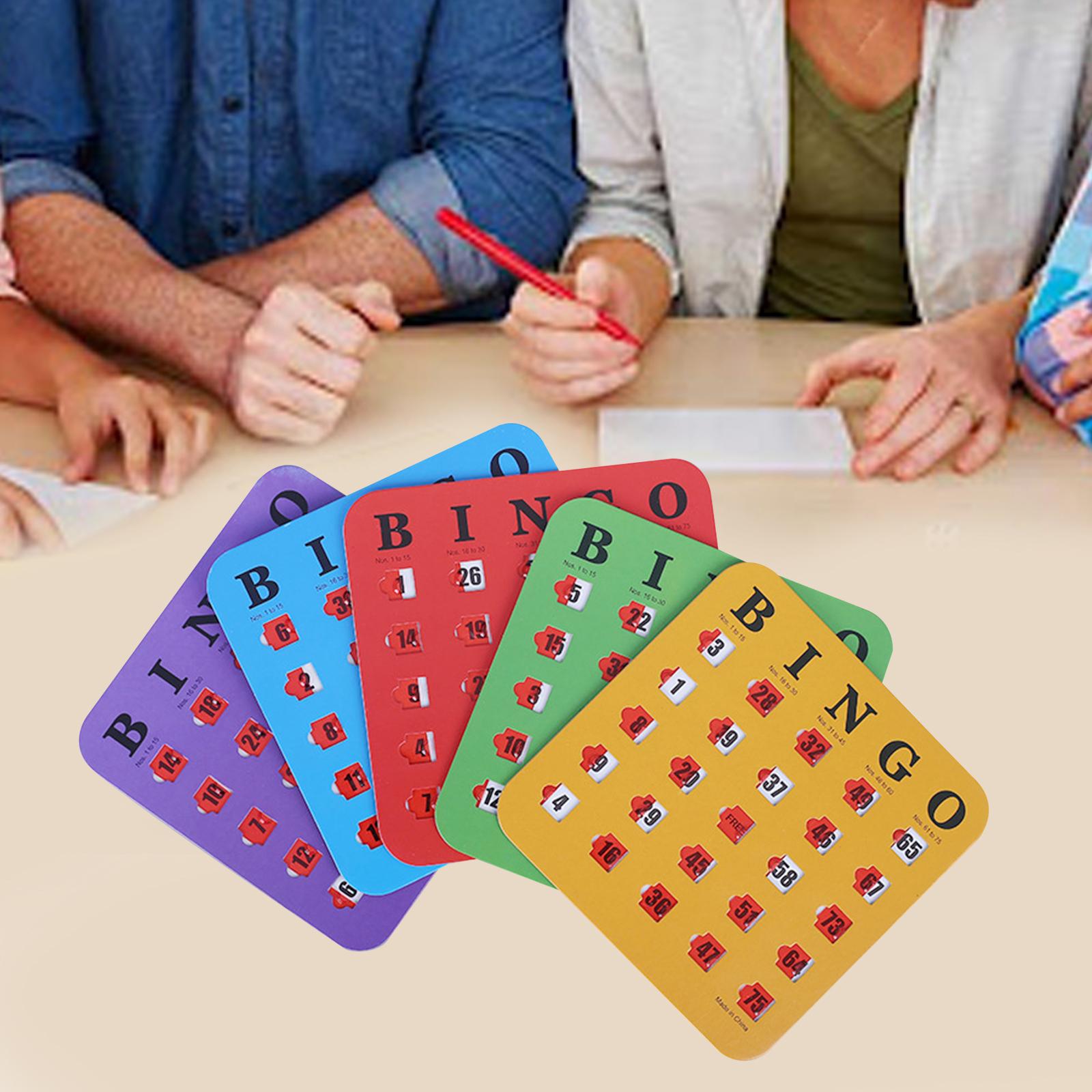 5개 대형 인쇄 빙고 카드보드, 읽기 쉬운 파티 게임, - Party Games Group For Adults 리뷰 및 가격
