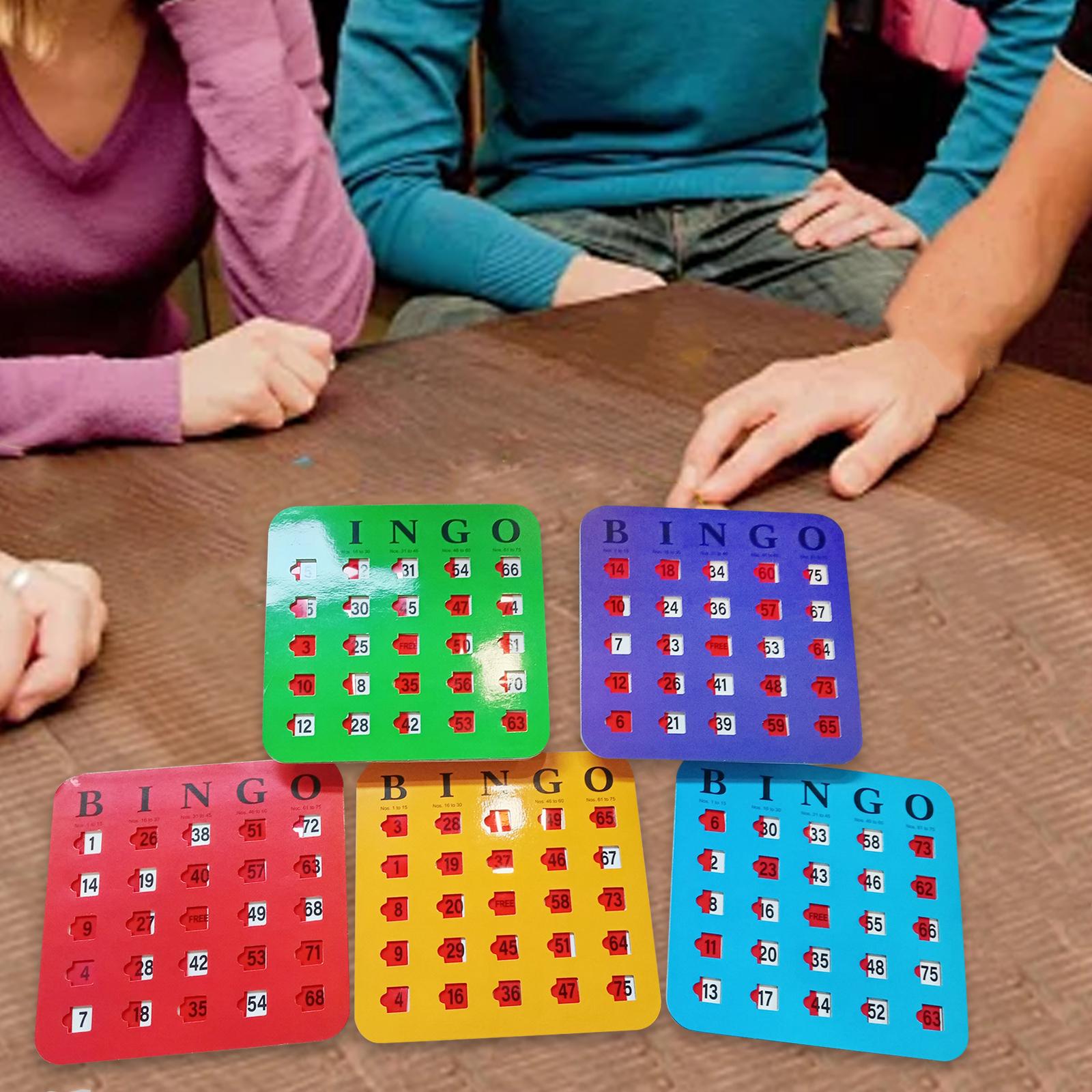 5개 대형 인쇄 빙고 카드보드, 읽기 쉬운 파티 게임, - Party Games Group For Adults 리뷰 및 가격