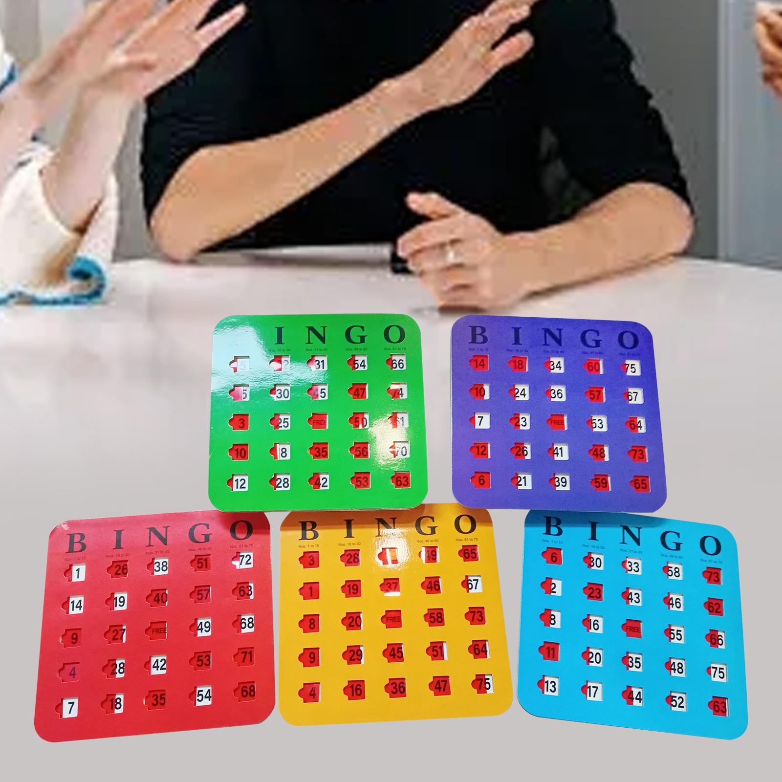 5개 대형 인쇄 빙고 카드보드, 읽기 쉬운 파티 게임, - Party Games Group For Adults 리뷰 및 가격