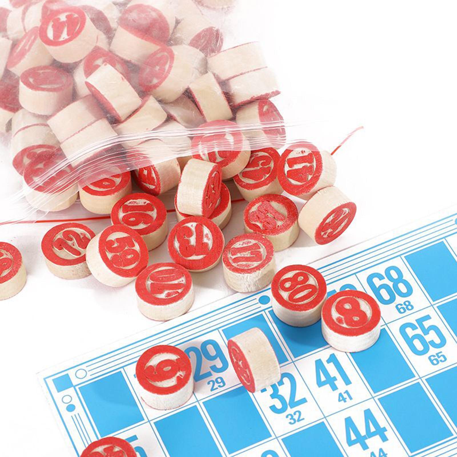 빙고 카드 게임 빈티지 나무 인터랙티브 장난감 큰 글씨 - Party Games Large Groups 리뷰 및 가격
